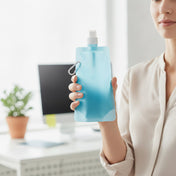 Transparent blau