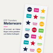 DTF-Transfers Meterware 57 cm – Bogen online gestalten